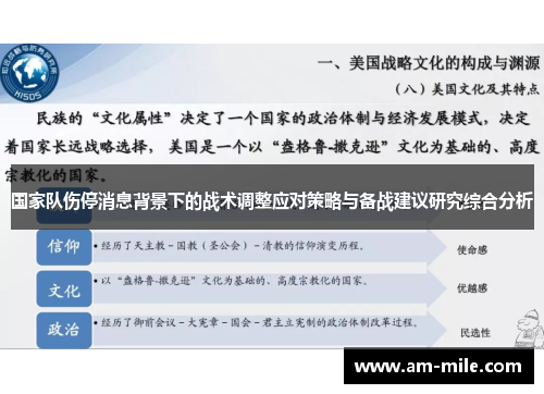 国家队伤停消息背景下的战术调整应对策略与备战建议研究综合分析 国家队伤停消息背景下的战术调整应对策略与备战建议研究综合分析